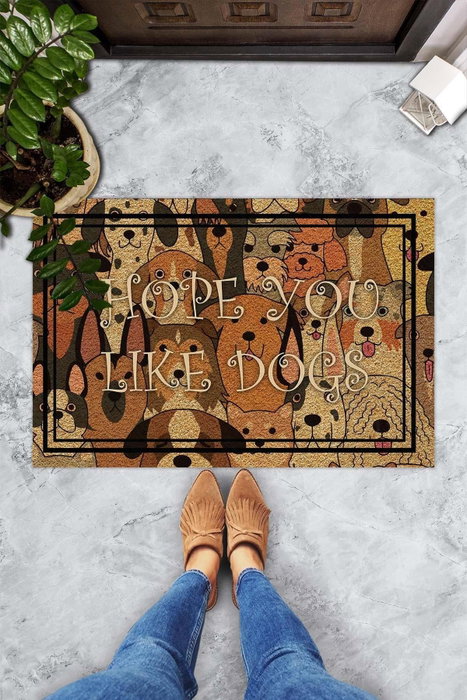 Conceptum Felpudo Like Dogs Multicolor 40 x 60 cm Conceptum Felpudo Like Dogs Multicolor 40 x 60 cm